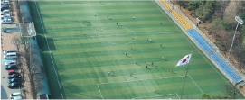 축구장 전경